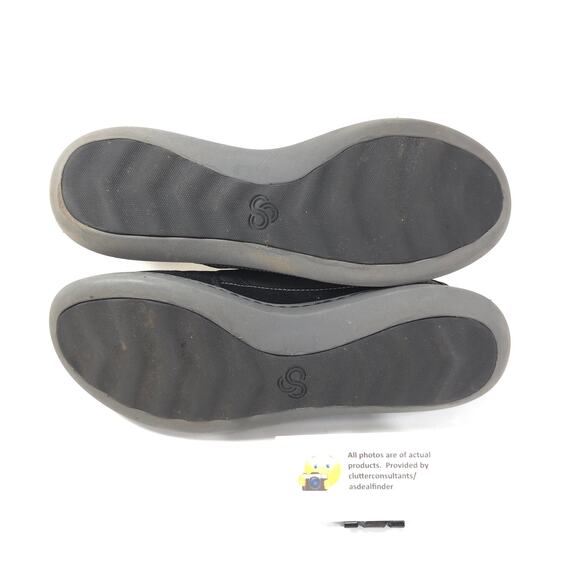 Cloudsteppers by Clarks Slip On Loafer Flat Womens Size 10 15712 Black - Picture 9 of 9
